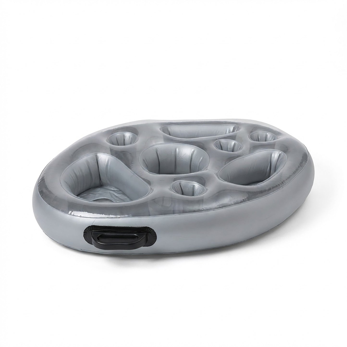 Inflatable Pool Drink Holder Floating Beverage Cooler Tray with Cup Holders for Summer Party