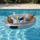 Inflatable Pool Drink Holder Floating Beverage Cooler Tray with Cup Holders for Summer Party