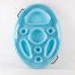 Inflatable Pool Drink Holder Floating Beverage Cooler Tray with Cup Holders for Summer Party