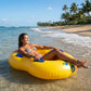 Double Inflatable Pool Float Tube with Handles Heavy Duty PVC Water Lounger Beach Lake Use