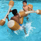 Inflatable Log Pool Float Set with Handles Water Battle Toy Floating Stick Pool Lake Beach Fun