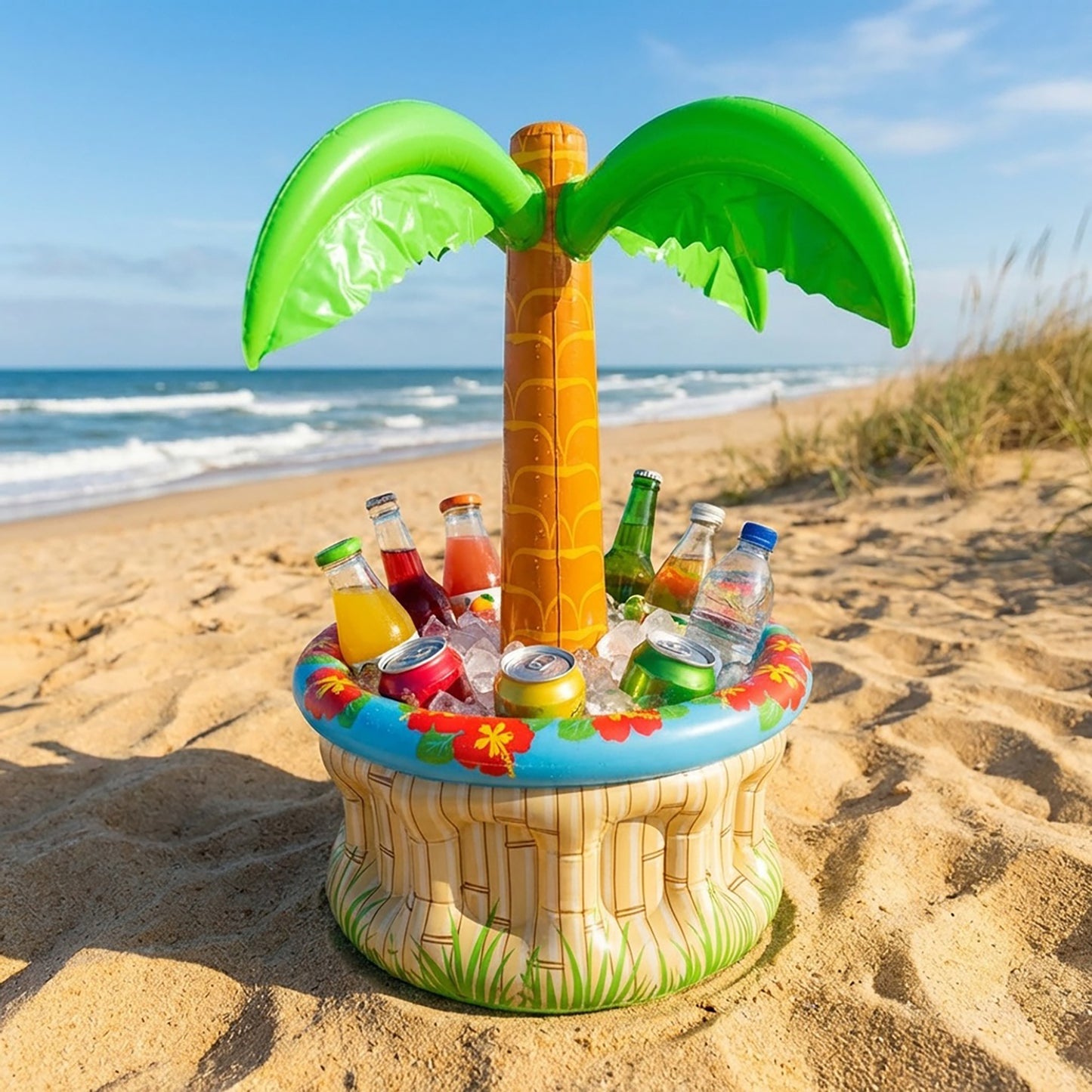 Inflatable Pool Floating Drink Cooler Party Beverage Holder for Pool Beach Lake