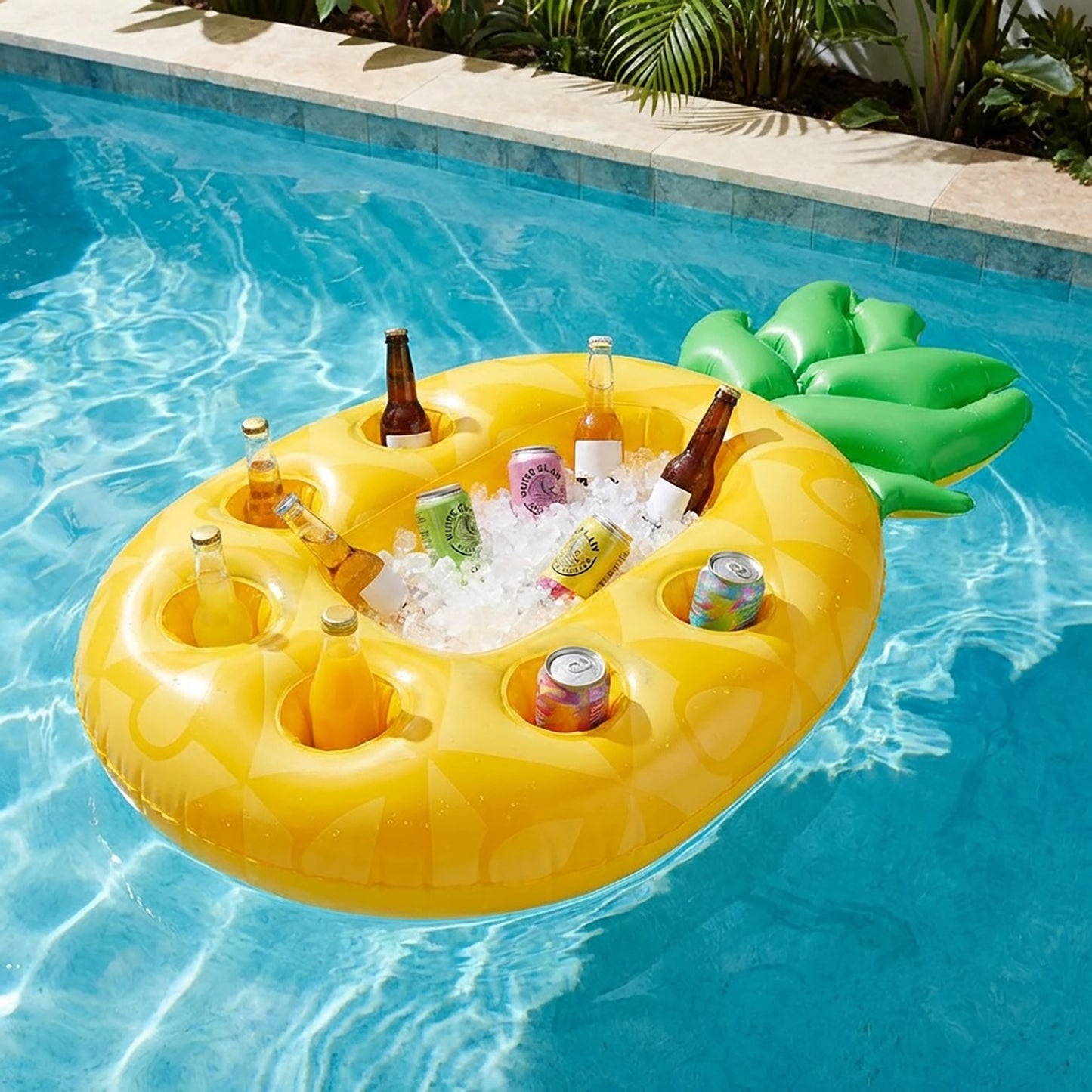 Inflatable Pool Floating Drink Cooler Party Beverage Holder for Pool Beach Lake