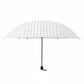 Clear Dome Umbrella with Grid Pattern Auto Open Wind Resistant Frame and Curved Handle Design