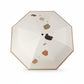 Bear Print Compact Folding Umbrella with Automatic Open Wind Resistant Frame and Wrist Strap