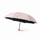 Heart Print Compact Folding Umbrella with Automatic Open Wind Resistant Frame and Wrist Strap