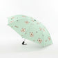 Bear Print Compact Folding Umbrella with Automatic Open and Matching Storage Sleeve