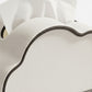 Cloud Shape Tissue Box Cover with Faux Leather Finish