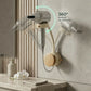 Adjustable Wall Mounted Hair Dryer Holder Flexible Arm 360 Degree Rotating Stand
