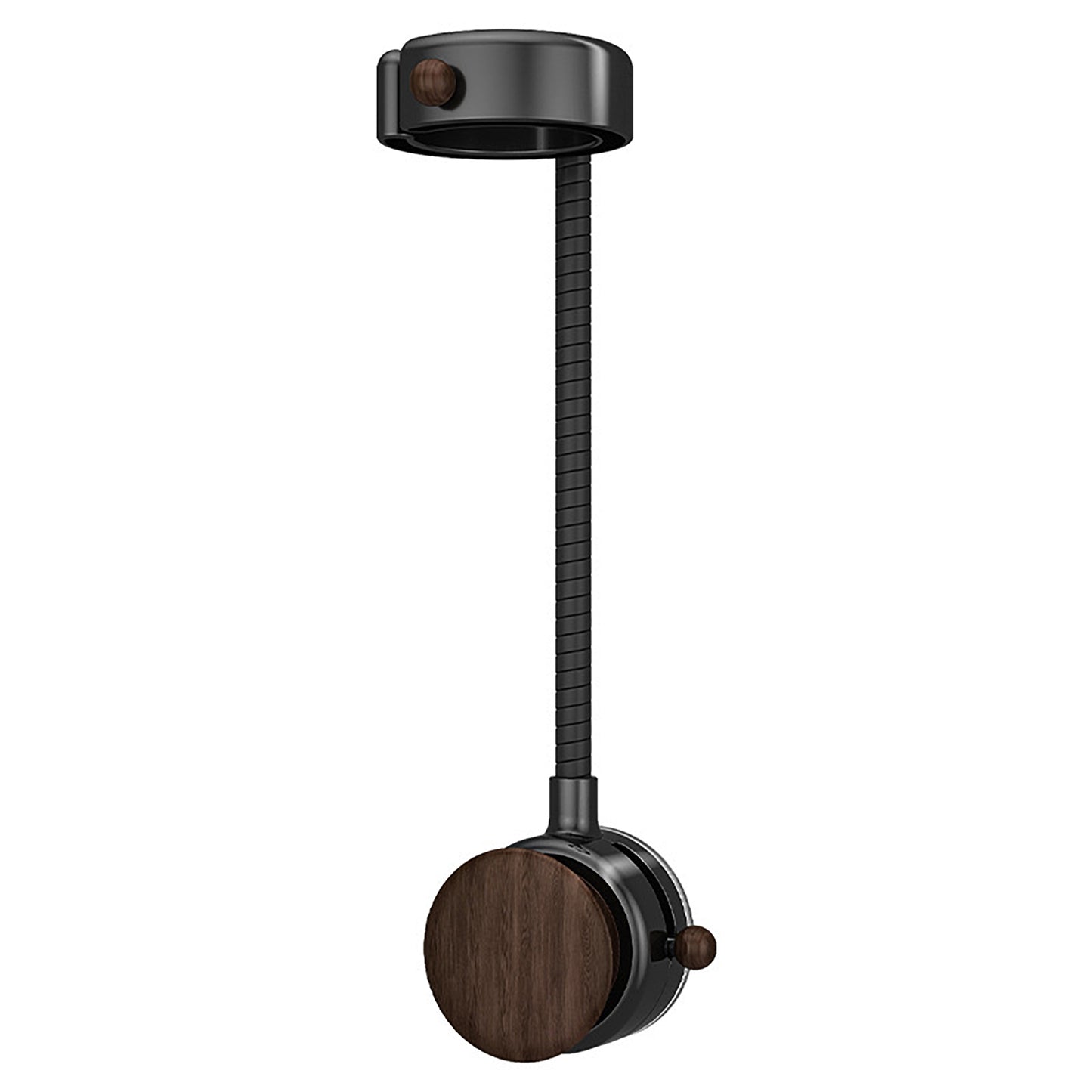 Adjustable Wall Mounted Hair Dryer Holder Flexible Arm 360 Degree Rotating Stand