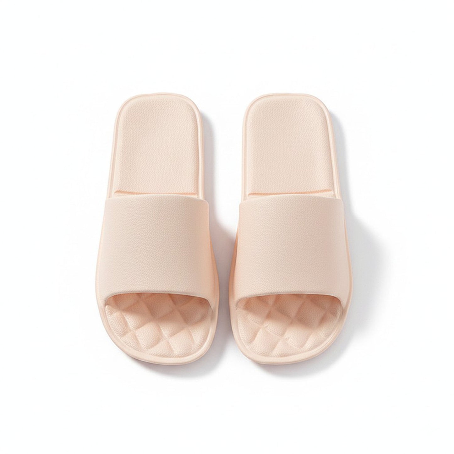 Lightweight Slide Sandals with Textured Footbed