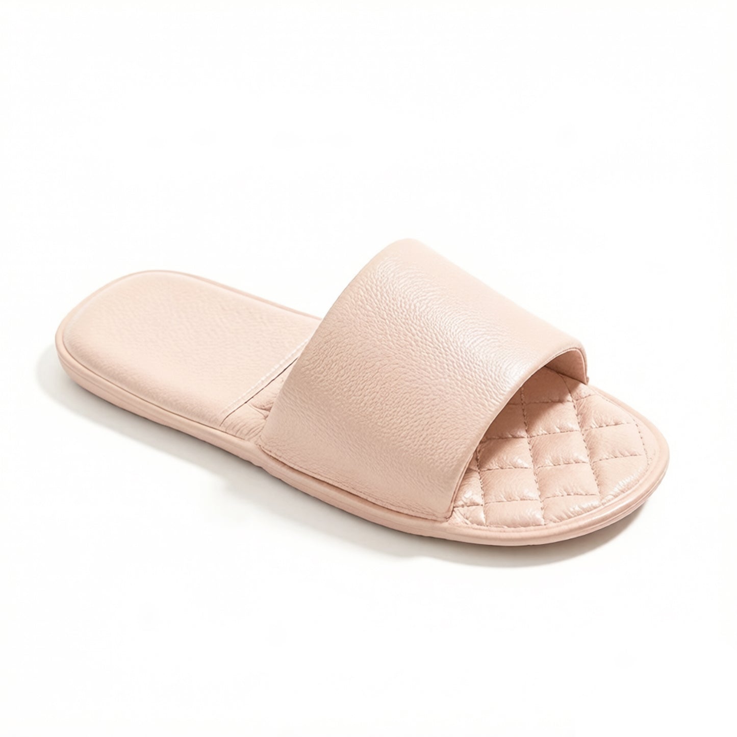 Lightweight Slide Sandals with Textured Footbed