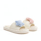 Indoor Slide Slippers with Star and Moon Detail