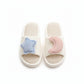 Indoor Slide Slippers with Star and Moon Detail