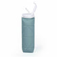 Collapsible Silicone Water Bottle with Straw Leak Resistant Folding Design and Compact Travel Size
