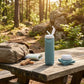 Collapsible Silicone Water Bottle with Straw Leak Resistant Folding Design and Compact Travel Size