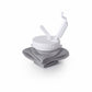 Collapsible Silicone Water Bottle with Straw Leak Resistant Folding Design and Compact Travel Size