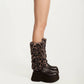 Leopard Print Plush Leg Warmers, Soft Faux Fur Slouchy Boot Covers for Cozy Layered Styling
