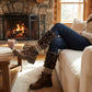 Leopard Print Plush Leg Warmers, Soft Faux Fur Slouchy Boot Covers for Cozy Layered Styling