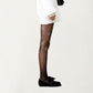 Sheer Floral Rhinestone Tights, Stretch Fit Lightweight Sparkle Flower Pantyhose Stockings