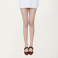 Sheer Floral Rhinestone Tights, Stretch Fit Lightweight Sparkle Flower Pantyhose Stockings