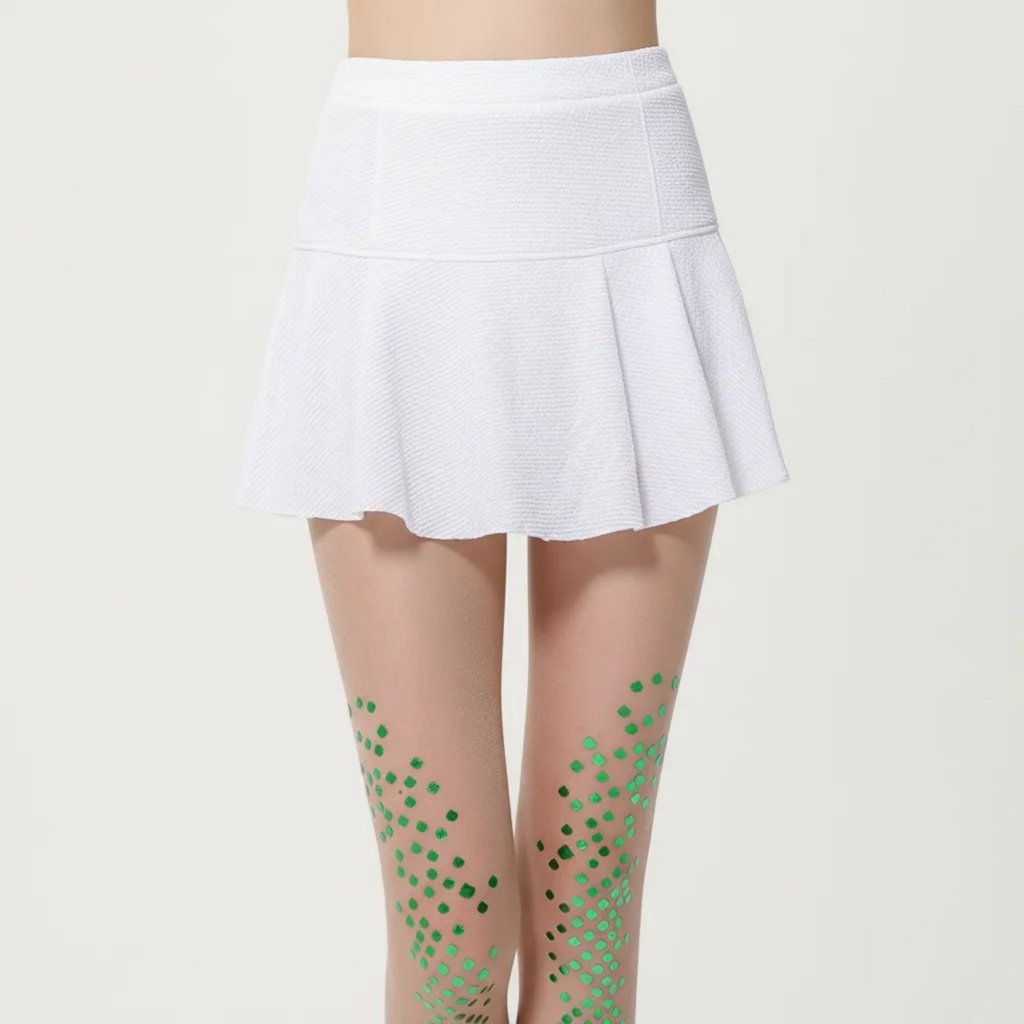Sheer Sequin Dot Tights with Stretch Fit, Lightweight Sparkle Pantyhose Stockings