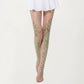 Sheer Sequin Dot Tights with Stretch Fit, Lightweight Sparkle Pantyhose Stockings
