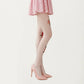 Sheer Floral Embroidered Tights with Rose Applique Detail, Stretch Lightweight Pantyhose