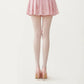 Sheer Floral Embroidered Tights with Rose Applique Detail, Stretch Lightweight Pantyhose