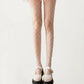 Rhinestone Fishnet Tights with Stretch Fit, Diamond Pattern Sheer Stockings