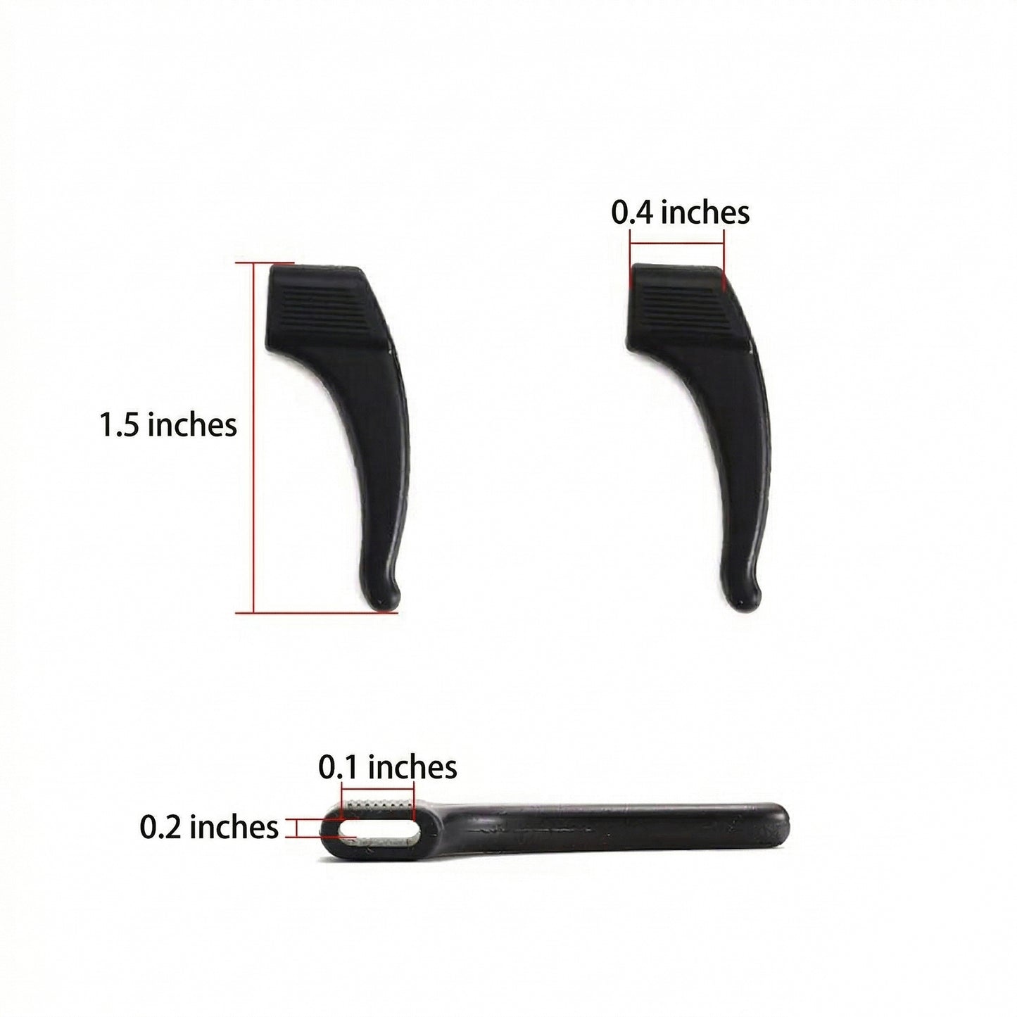 10Pairs Eyeglass Ear Grip Hooks Silicone Anti Slip Glasses Retainers Soft Comfort Fit Eyewear Holder