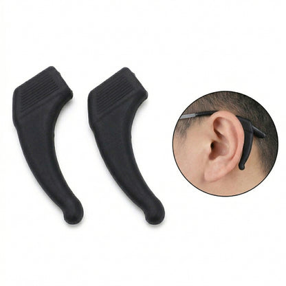 10Pairs Eyeglass Ear Grip Hooks Silicone Anti Slip Glasses Retainers Soft Comfort Fit Eyewear Holder