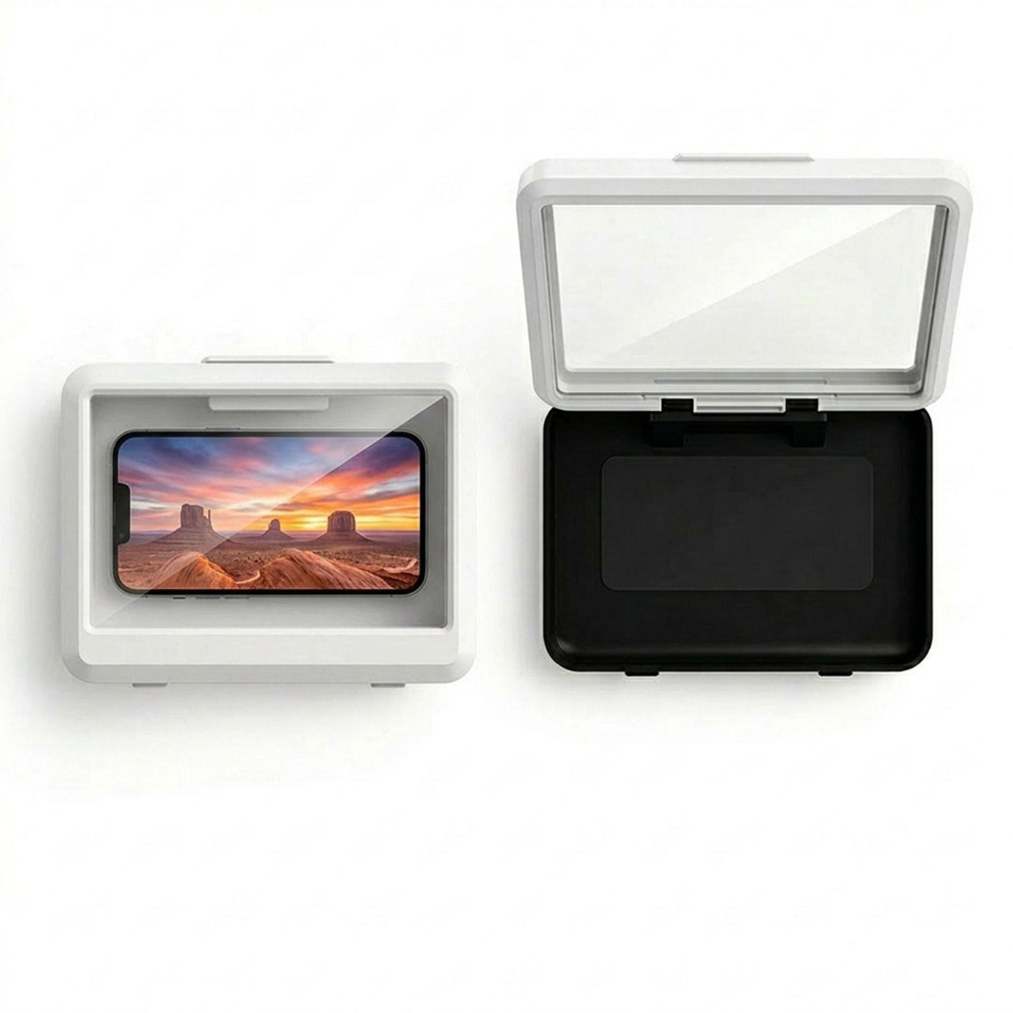 Waterproof Phone Holder Case for Shower Wall Mount Touch Screen Compatible Bathroom Phone Holder