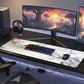 Extended Gaming Mouse Pad Large Desk Mat with Ink Art Print for Keyboard and Laptop