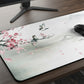 Extended Gaming Mouse Pad Large Desk Mat with Ink Art Print for Keyboard and Laptop