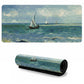 Gaming Mouse Pad Large Desk Mat with Impressionist Art Print for Keyboard Laptop and Office
