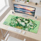 Gaming Mouse Pad Large Desk Mat with Impressionist Art Print for Keyboard Laptop and Office