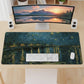 Gaming Mouse Pad Large Desk Mat with Impressionist Art Print for Keyboard Laptop and Office