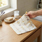 Baby Cotton Muslin Washcloth 10x10 Inch Soft Absorbent Toddler Face Towel with Loop