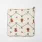 Baby Cotton Muslin Washcloth 10x10 Inch Soft Absorbent Toddler Face Towel with Loop