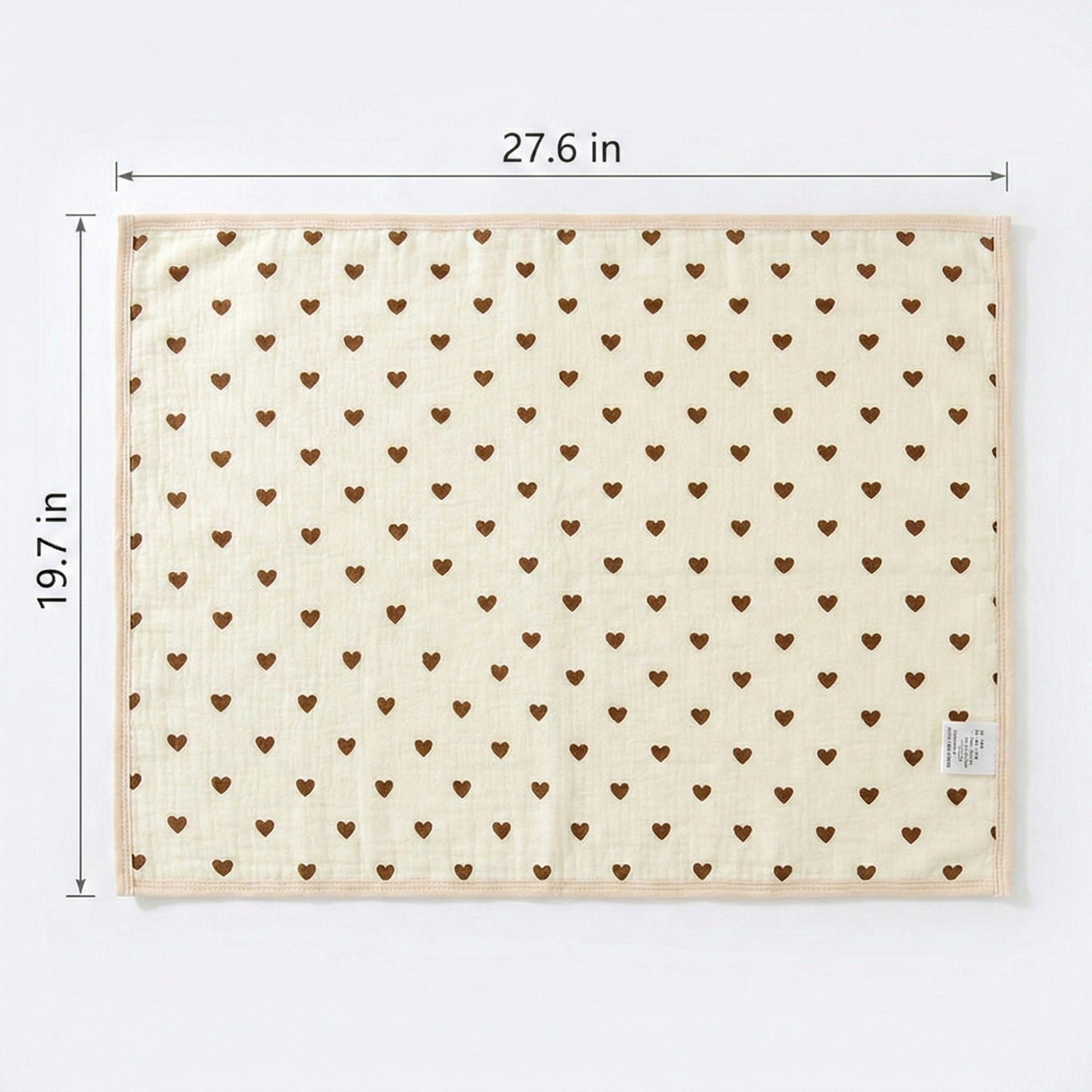 Waterproof Baby Changing Pad Reusable Crib Mattress Protector 27.6 x 19.7 Inches