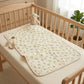 Waterproof Baby Changing Pad Reusable Crib Mattress Protector 27.6 x 19.7 Inches