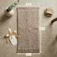 Textured Fringe Hand Towel 13x29 Inch Decorative Guest Towel Gift Ready