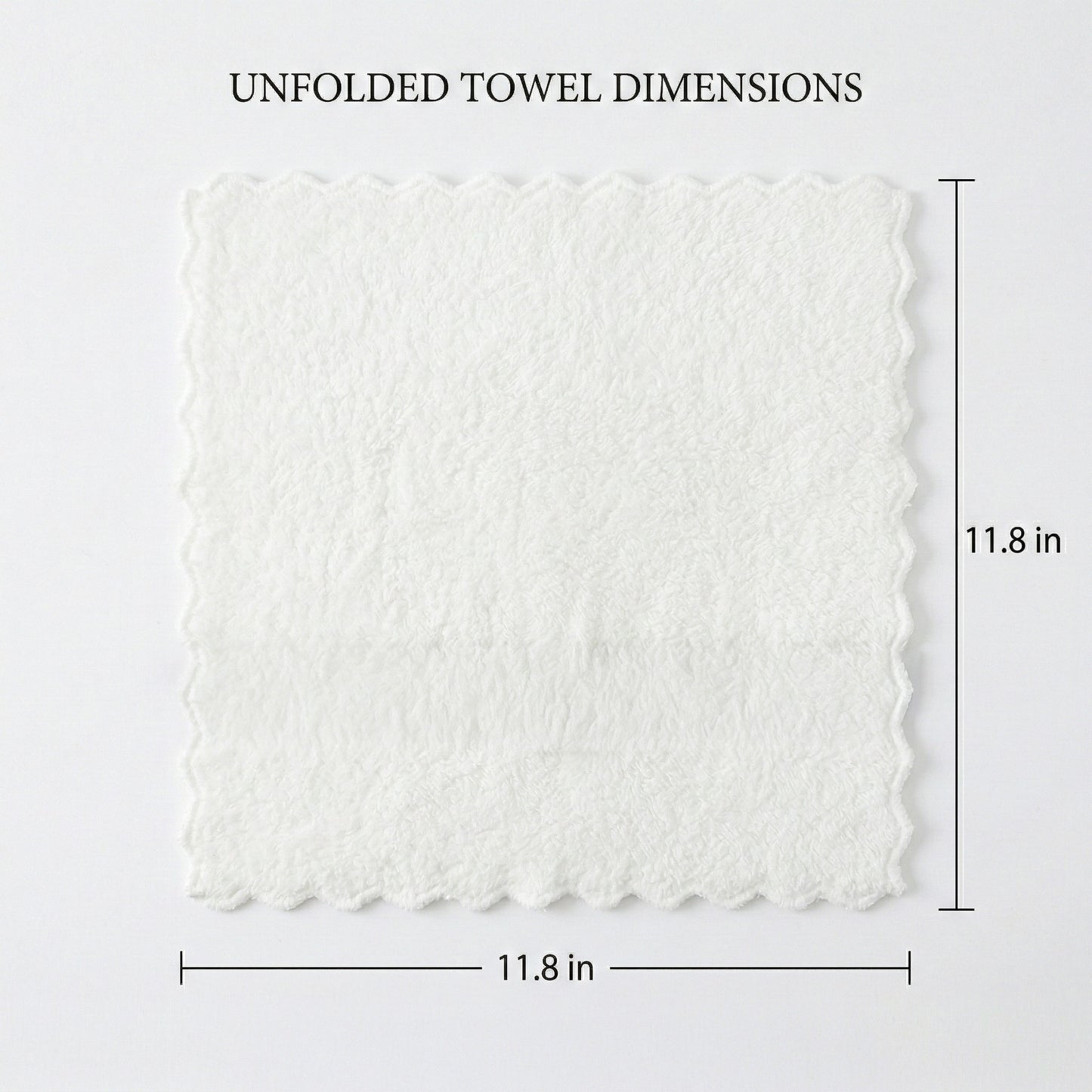 Bear Shaped Washcloth 11.8 Inch Soft Plush Face Towel Gift Ready Design