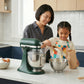 Stand Mixer Pouring Shield with Ingredient Chute Clear Splash Guard Compatible with KitchenAid