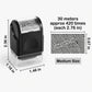 Identity Protection Roller Stamp Refillable Privacy Protection Stamp for Covering Information