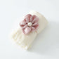 Soft Cotton Decorative Hand Towel with Fringe Edges Textured Pattern Bathroom Guest Towel