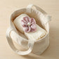 Soft Cotton Decorative Hand Towel with Fringe Edges Textured Pattern Bathroom Guest Towel