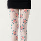 Sheer Floral Pattern Tights with All Over Rose Print Design Stretch Knit Hosiery Pantyhose