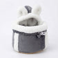 Cat Carrier Bag Soft Plush Rabbit Ear Pet Backpack Travel Carrier for Small Cats and Kittens